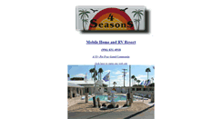 Desktop Screenshot of 4seasonsmhrvresort.com